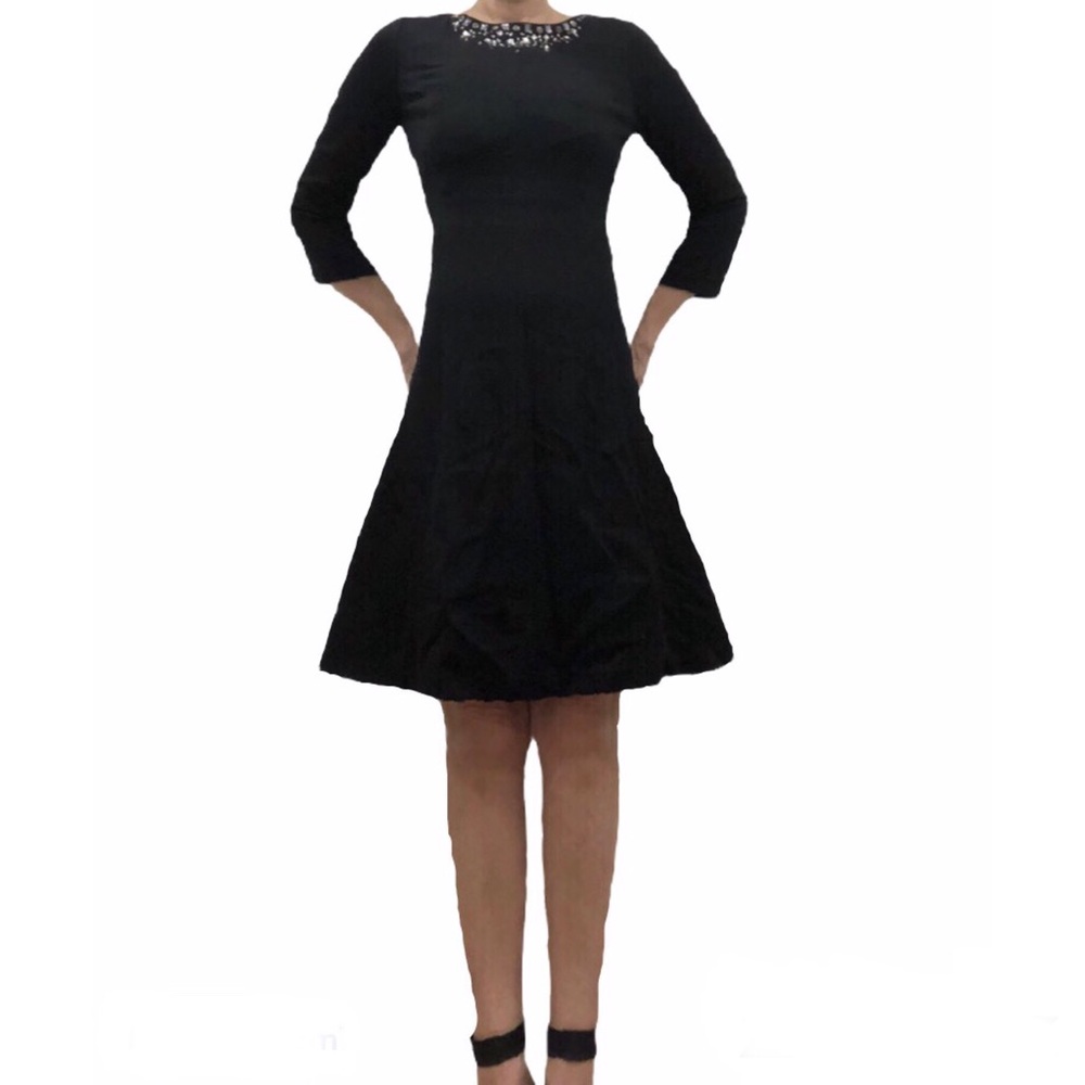 NWT Jewel Neck NYDJ Dress Built-in Shapewear party - Picture 1 of 7